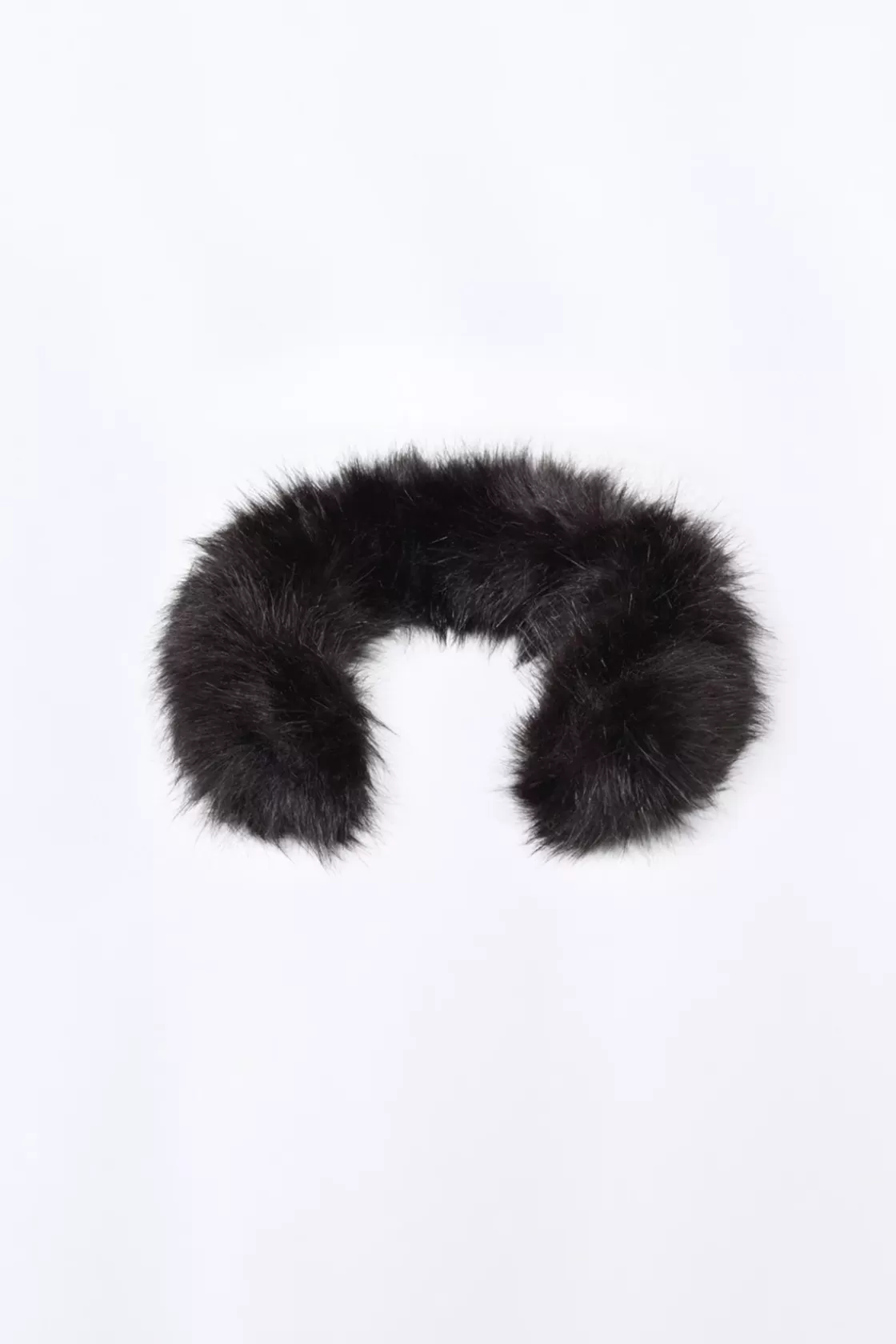 Col Fourrure Synthetique Fakefur Black*Gertrude Best