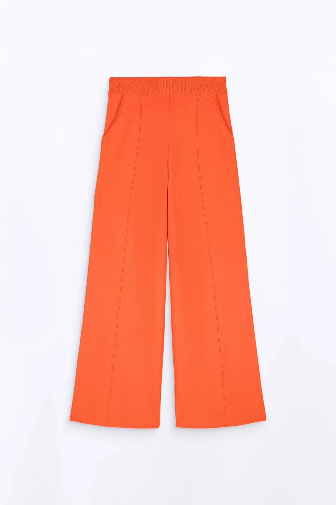 Pantalon Ample En Maille Annie Orange*Gertrude Fashion