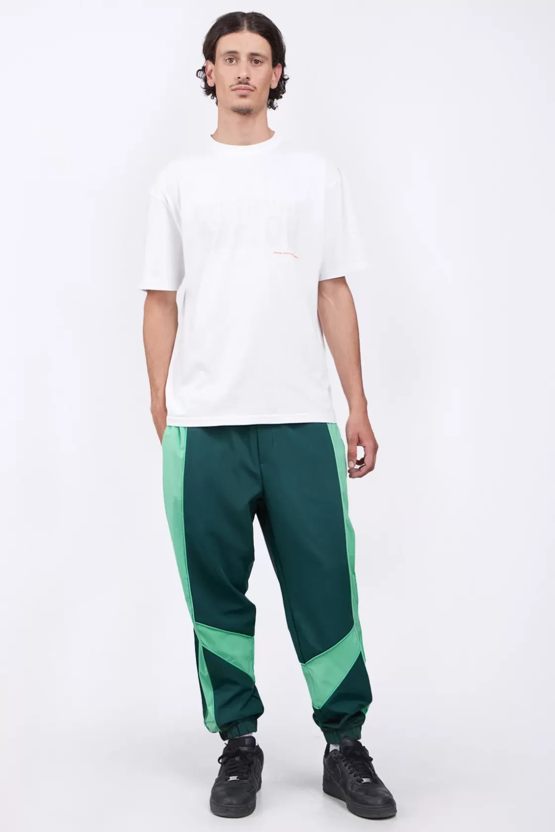 Pantalon De Jogging Ample Bi-Matiere Elvis Dark Green*Gertrude Sale