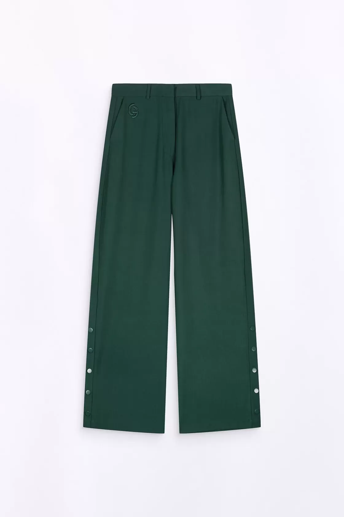 Pantalon De Tailleur Ample Ariane Dark Green*Gertrude Sale