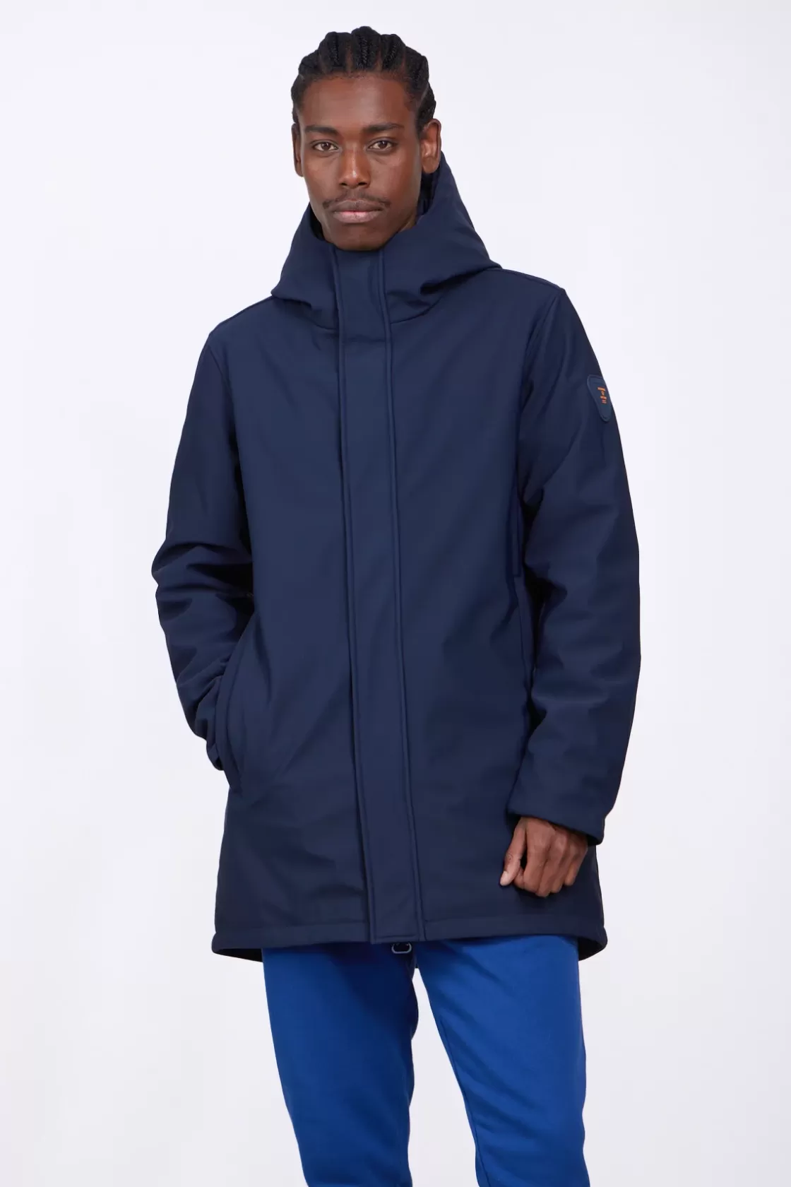 Parka Technique En Neoprene Epais Victor Night*Gertrude Online