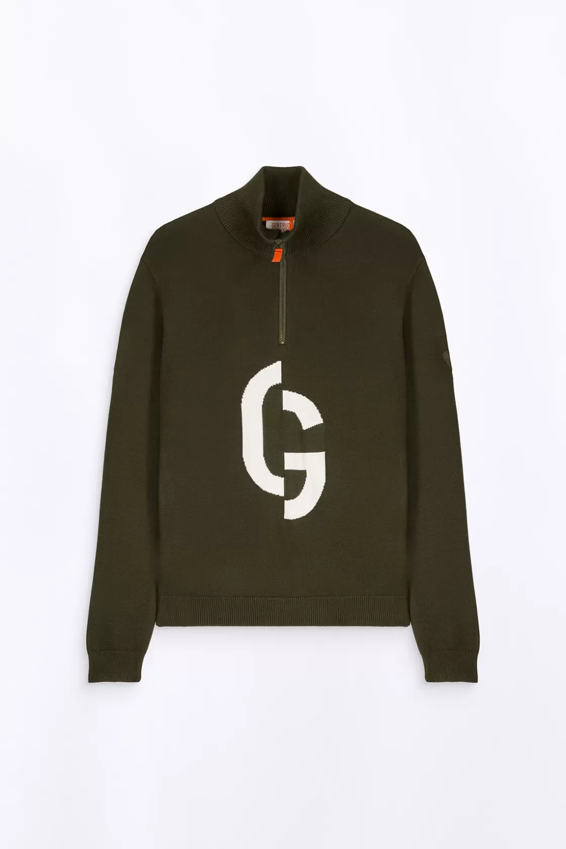 Pull Col Montant Zippe Lewis Kaki*Gertrude Store