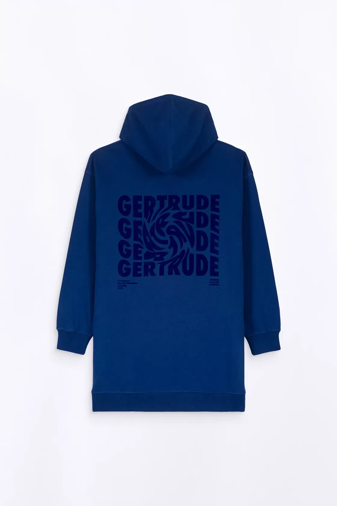 Robe-Sweat A Capuche Impression Dos Salome Twisted Worker Blue*Gertrude Online