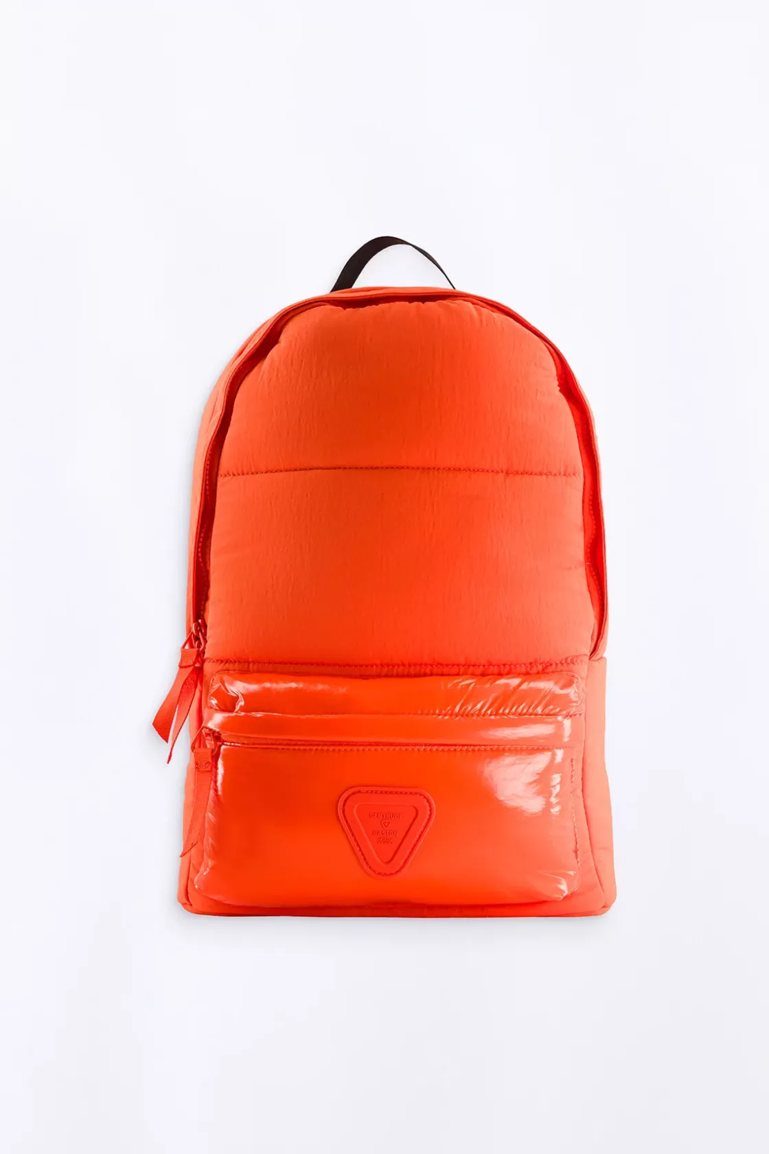 Sac A Dos Matelasse Bi-Matiere Levia Orange*Gertrude Discount