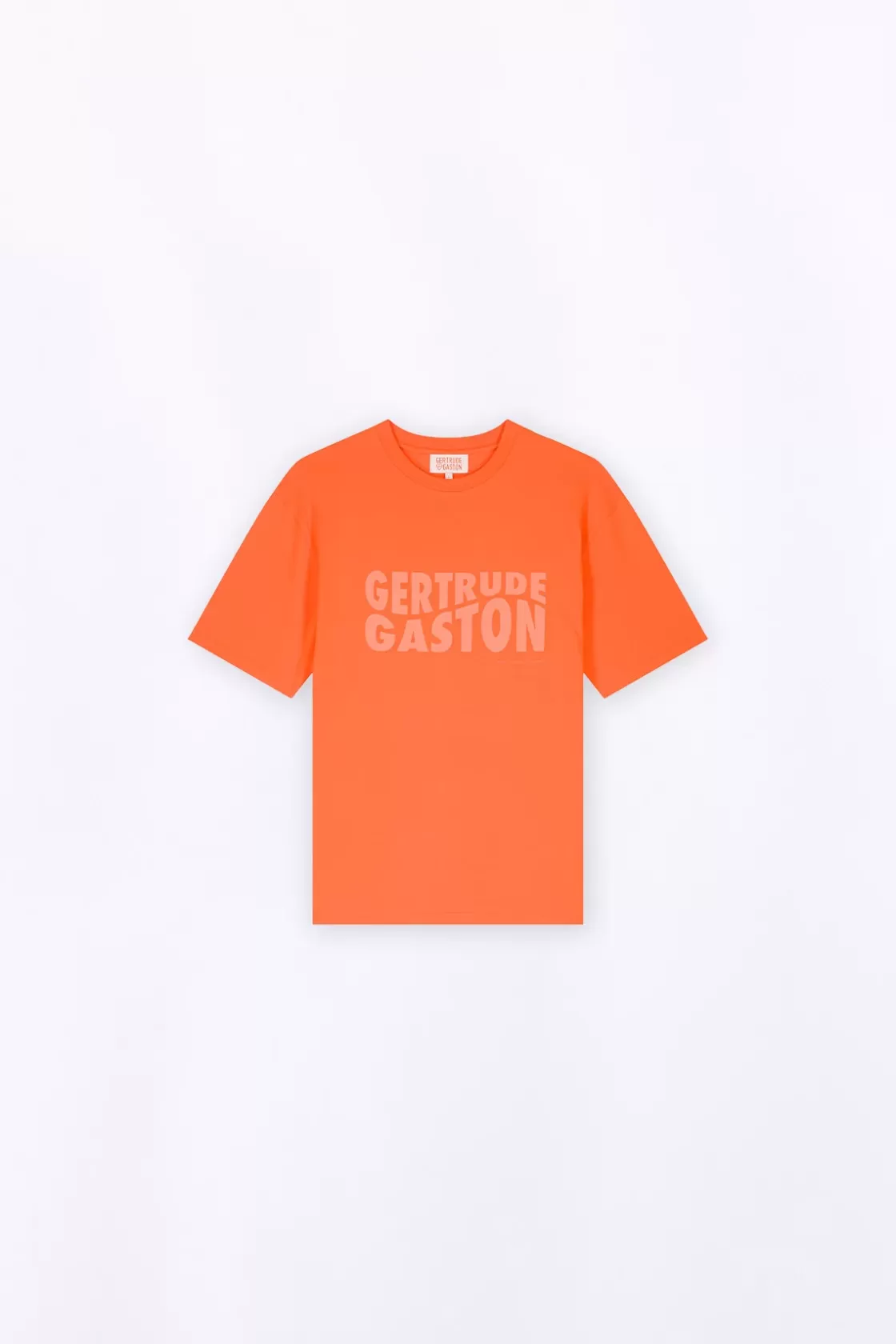 T-Shirt Avec Imprime Poitrine Little Leonce Orange*Gertrude Sale