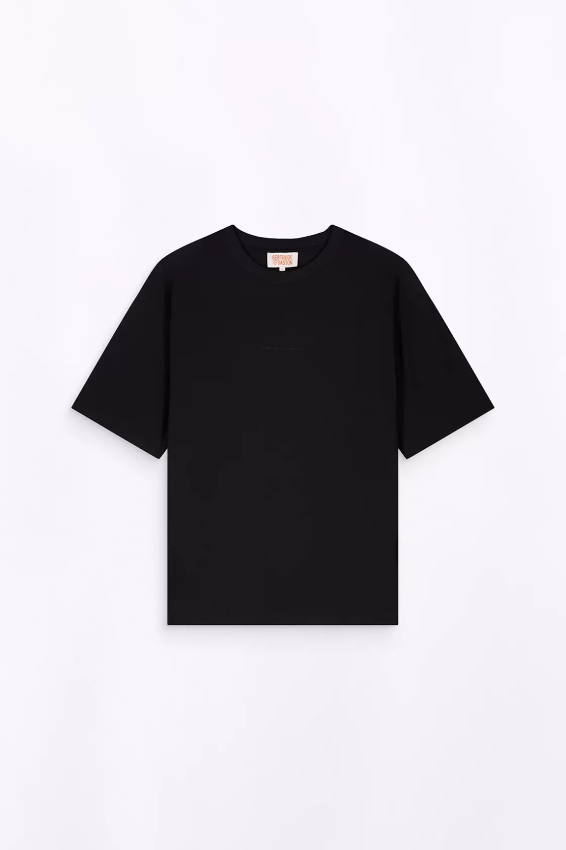 T-Shirt Col Rond Coupe Oversize Barnabe Black*Gertrude Sale