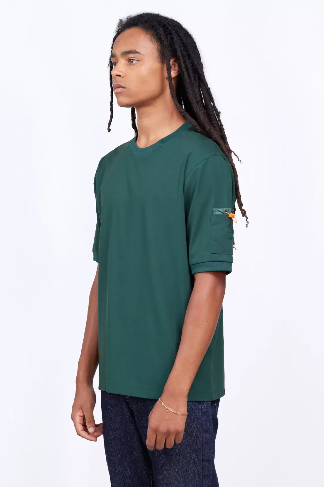 T-Shirt Poche Bi-Matieres Jordan Dark Green*Gertrude Shop